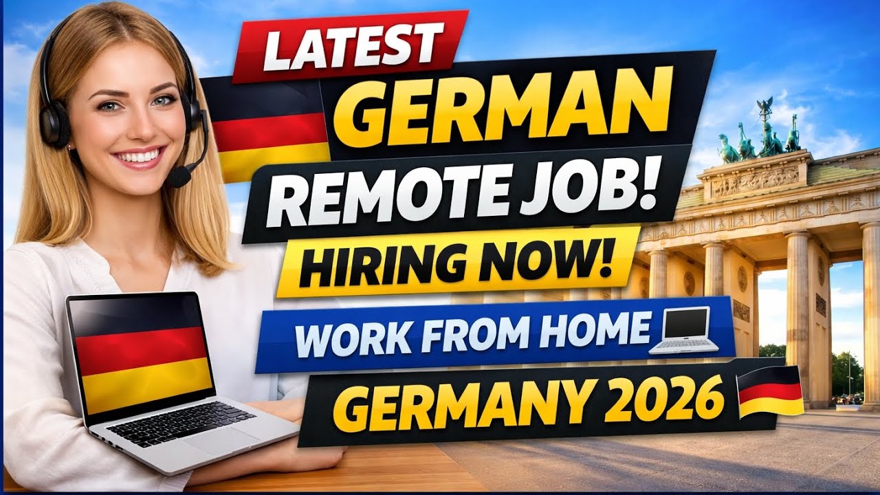 No Office Needed! German Remote Jobs 🇩🇪 | Support Specialist Role
