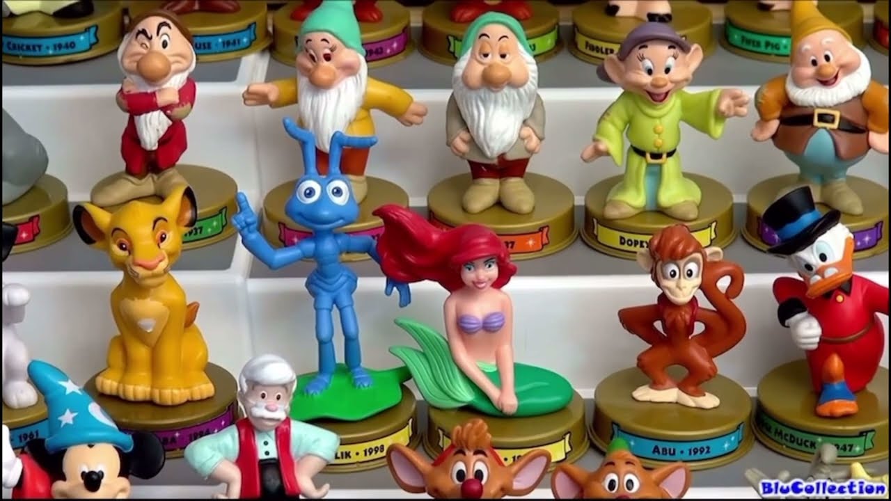2002 McDonalds & Disney 100 Years Of Magic Happy Meal Toys • 100 Figures To Collect Showcase