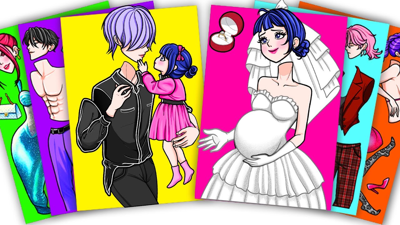 KPOP DEMON HUNTERS - HAPPY FAMILY of HUNTRIX ZOEY and SAJA BOYS | Sticker Book DIY