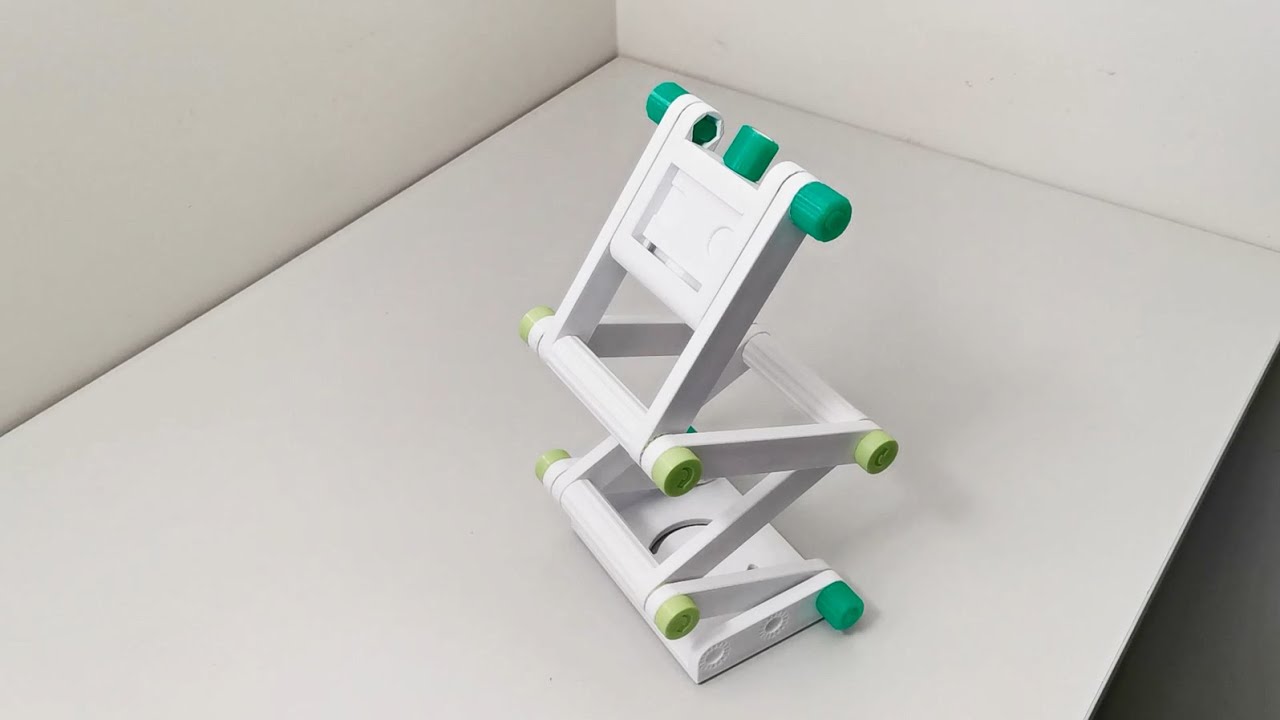 LiftPod - 3D Printed Foldable Stand Multi Joint Assembly