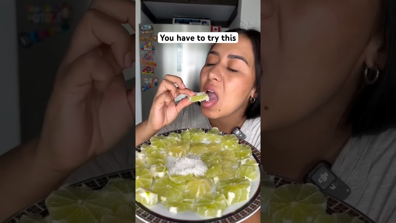 Lime and salt is so amazing together&hellip; @Paula_Gonzalez  #reaction #comedy #shorts  #foodie