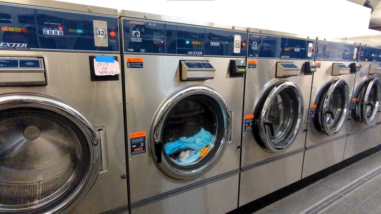 2020's Dexter T950 Express // Cold w/ Medium Load @ Express Laundry