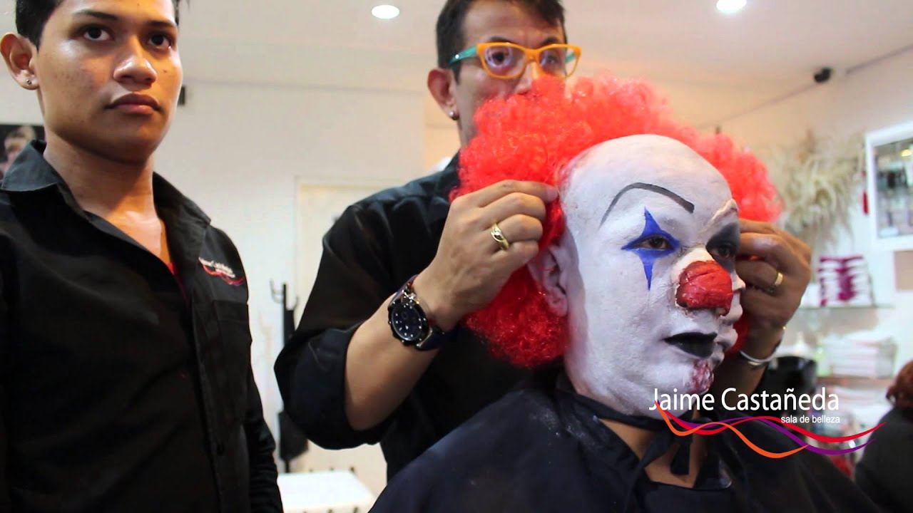 maquillaje de halloween payaso diabolico it (Pennywise) de   Stephen King