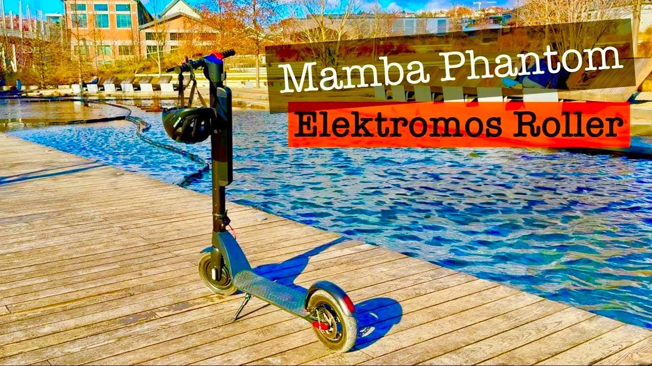 A Magyar elektromos roller: Mamba Phantom #eroller #teszt