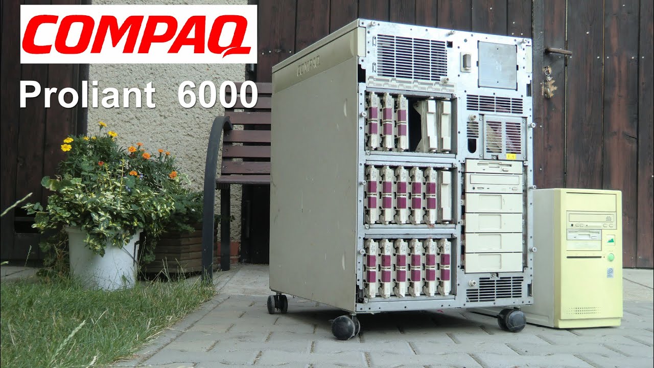 Quad Intel Xeon - COMPAQ Proliant 6000 first start + inspection