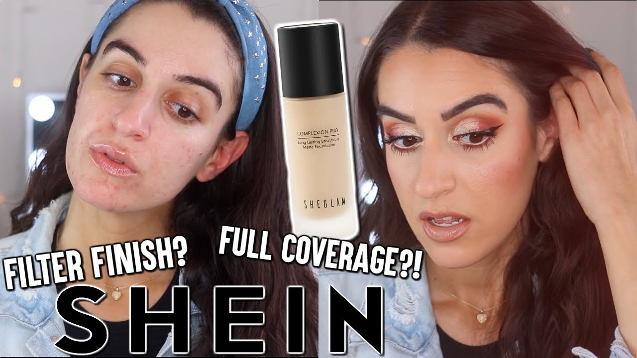 SHEIN MATTE FULL COVERAGE FOUNDATION?! 2 DAY WEAR TEST!! | OILY/ACNE PRONE SKIN