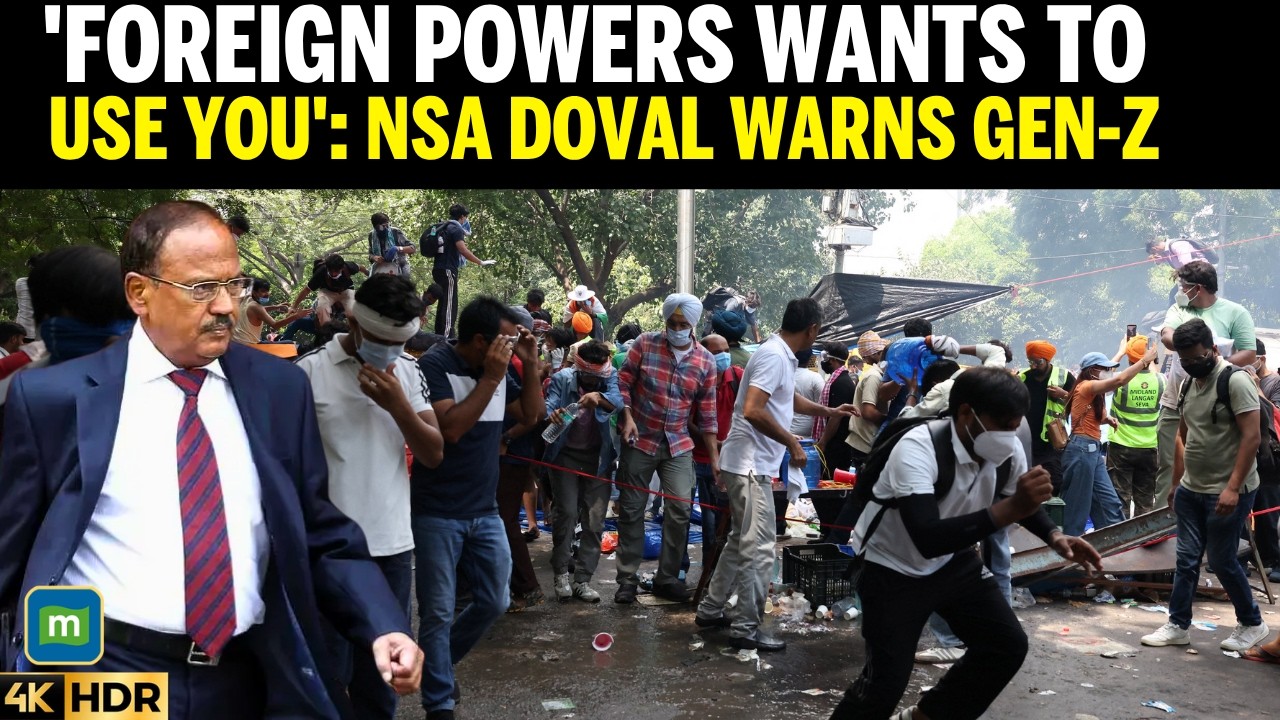 'FOREIGN POWERS NOT ENJOYING YOUR PROGRESS', Doval Warns Youth | AJIT DOVAL FULL SPEECH