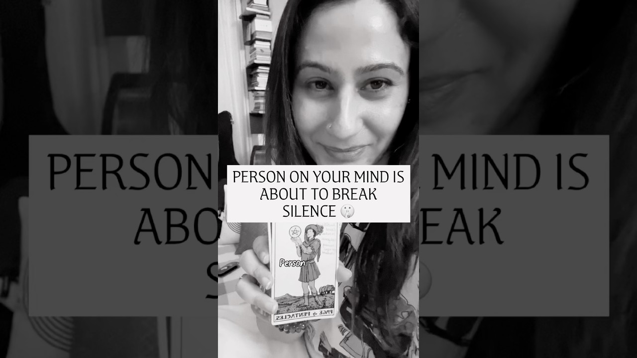 PERSON ON YOUR MIND IS ABOUT TO BREAK SILENCE 🤫 #tarot #tarotreading