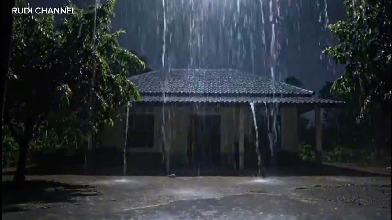 Hujan Malam di Rumah Kosong 🌧️🌙 | Suasana Sunyi & Tenang untuk Tidur | Rudi ASMR