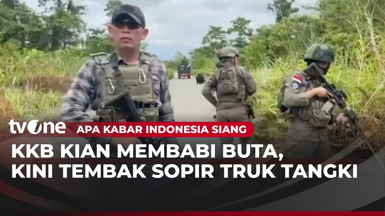 KKB Tembak Truk Tangki Air, Sopir Alami Luka Parah | AKIS tvOne