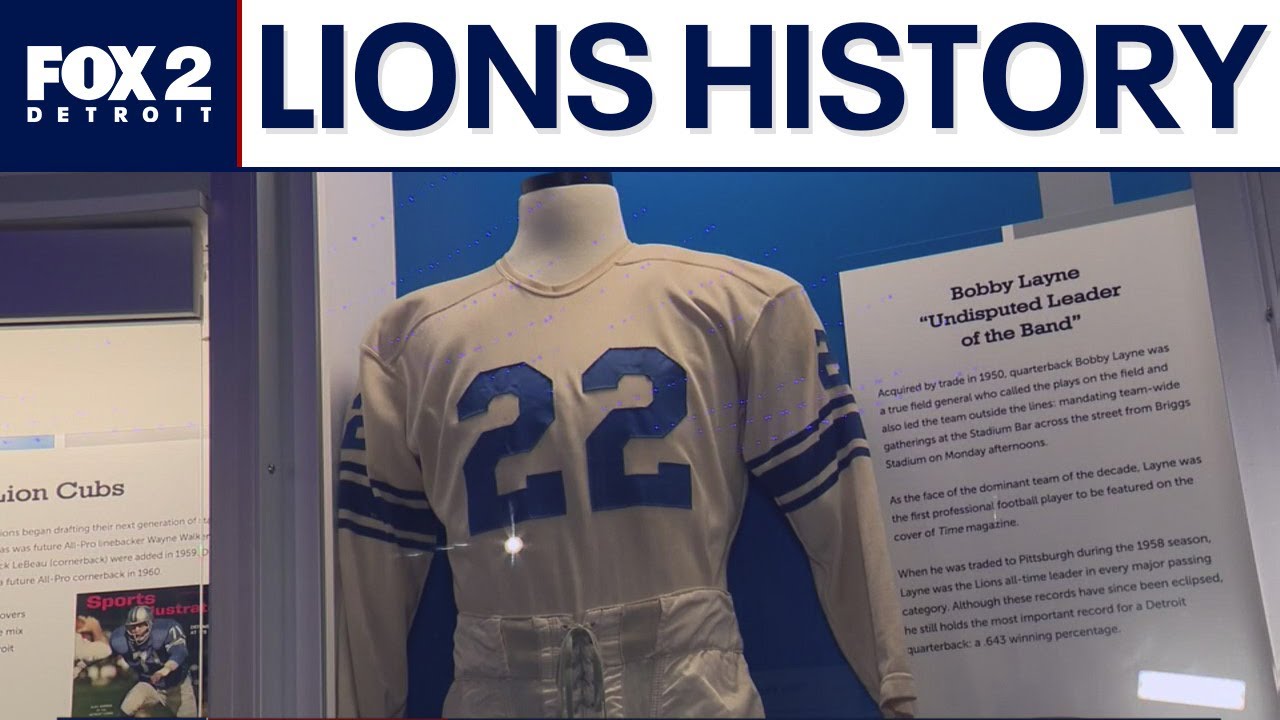 Detroit Lions history on display at museum