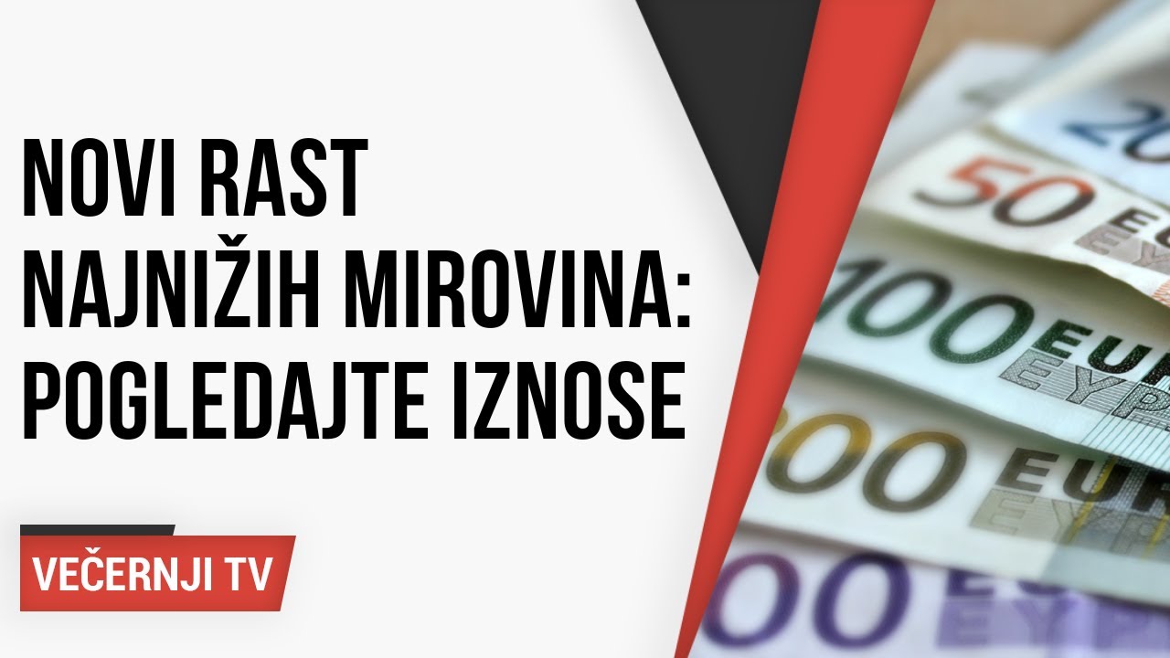 Oko 323 tisuće primatelja mirovina ovaj mjesec dobiva povišicu: Ovo su iznosi