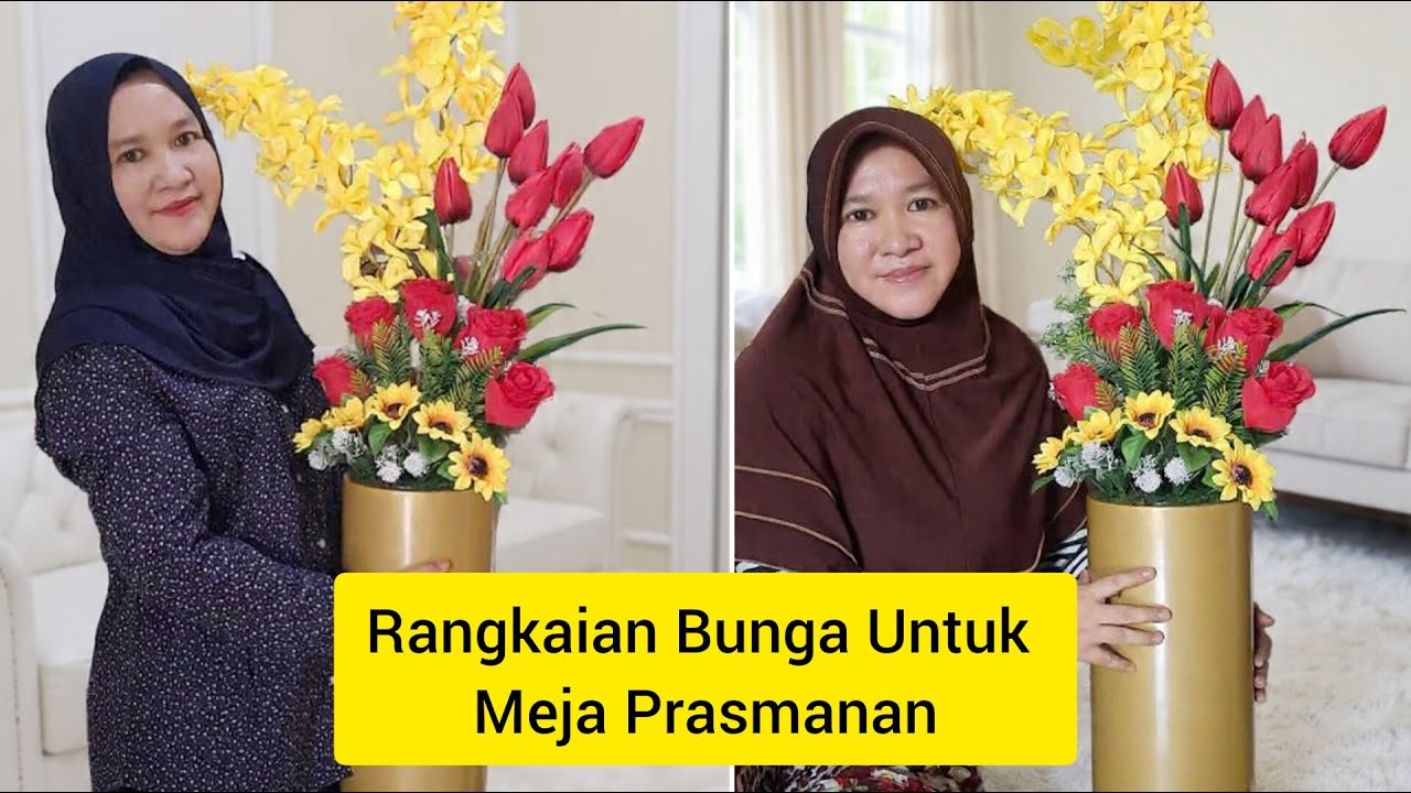 RANGKAIAN  BUNGA UNTUK MEJA PRASMANAN