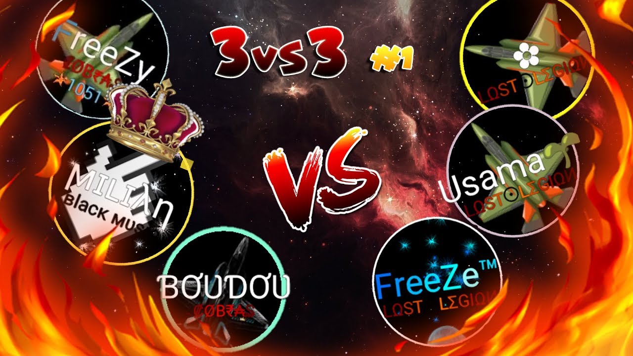 3vs3 #1| Milian, Bou Dou, Freezy vs Usama, FreeZe, Musa | NEBULOUS GAMEPLAY