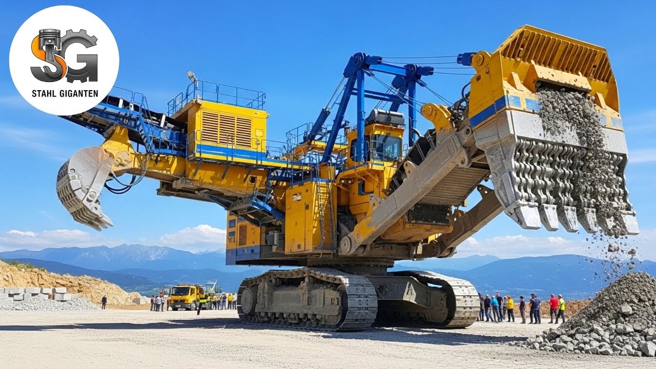 60 SCHWERE MASCHINEN BAUSTELLE | RIESIGER RÜCKBAU UND SCHWERLASTBAGGER | EXTREM SCHWER!