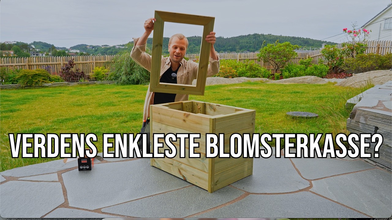 Verdens enkleste blomsterkasse? Gjør det selv