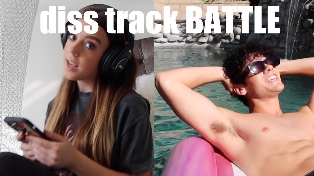 we had a diss track battle ...