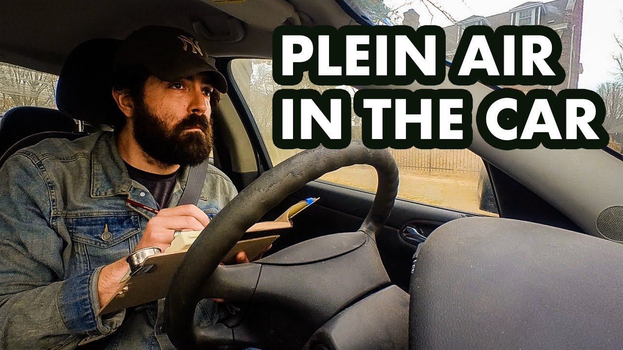 Gouache Painting on the Go!: Plein Air Painting from Inside Your Car