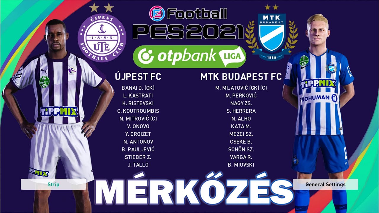 PES 2021 | OTP Bank Liga | Újpest FC - MTK