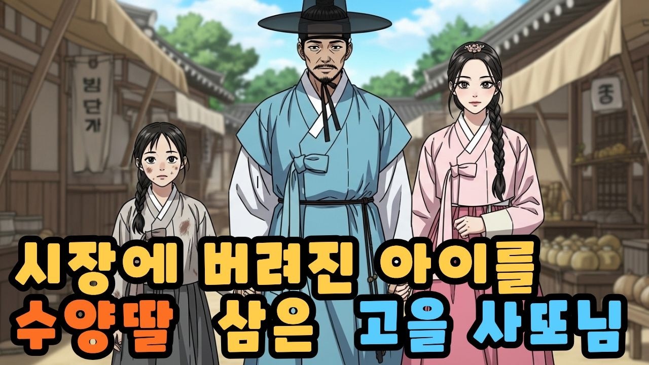 시장에 버려진 아이를 수양딸 삼은 사또님.. 상상도 못한 결말 #야담,#수면동화#야설#조선야담#옛날이야기