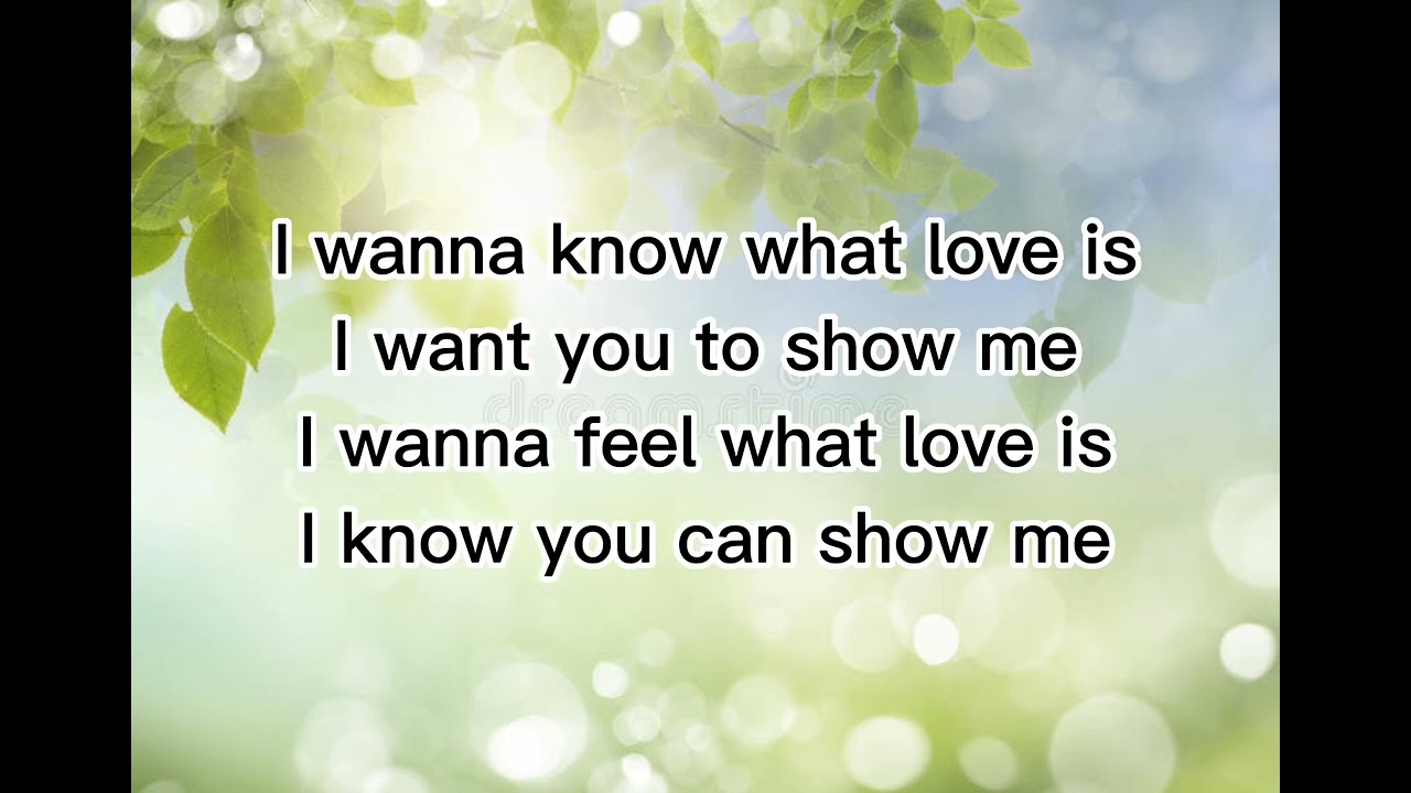 I want to know what love is - Foreigner (Lyrics)