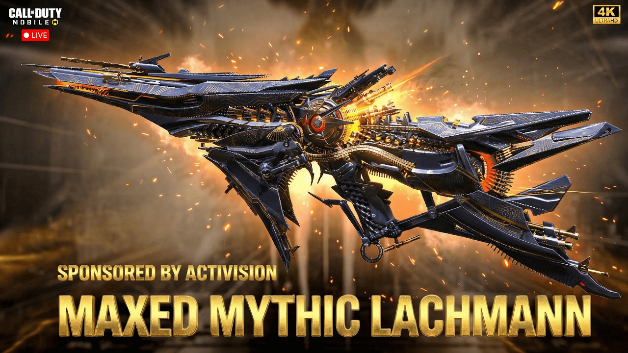 ACTIVISION GIFTED 🎁 ME MAXED MYTHIC LACHMANN -556 | CODM LIVE | 4K ULTRAHD