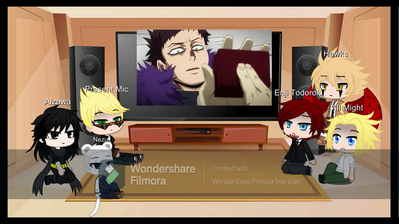 Pro hero react to LOV vs Overhaule. Hero react 1
