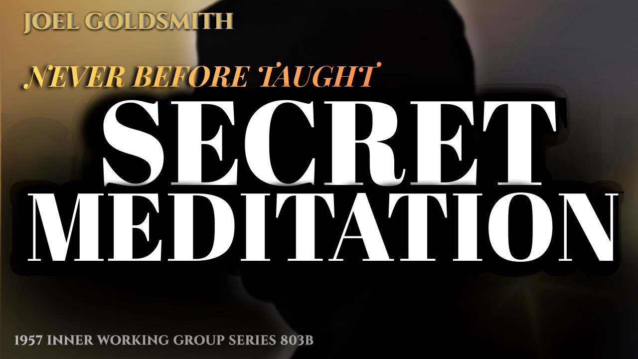 Joel Goldsmith: 'Be Still and Know I AM God' - The Secret Meditation Never Taught Before | 1957
