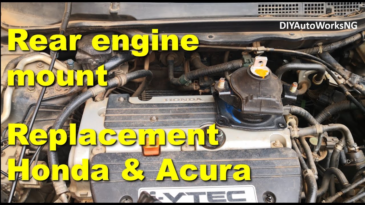 Rear engine mount replacement on 2003 - 2007 Accord 4cyl/2004 - 2005 Acura TSX