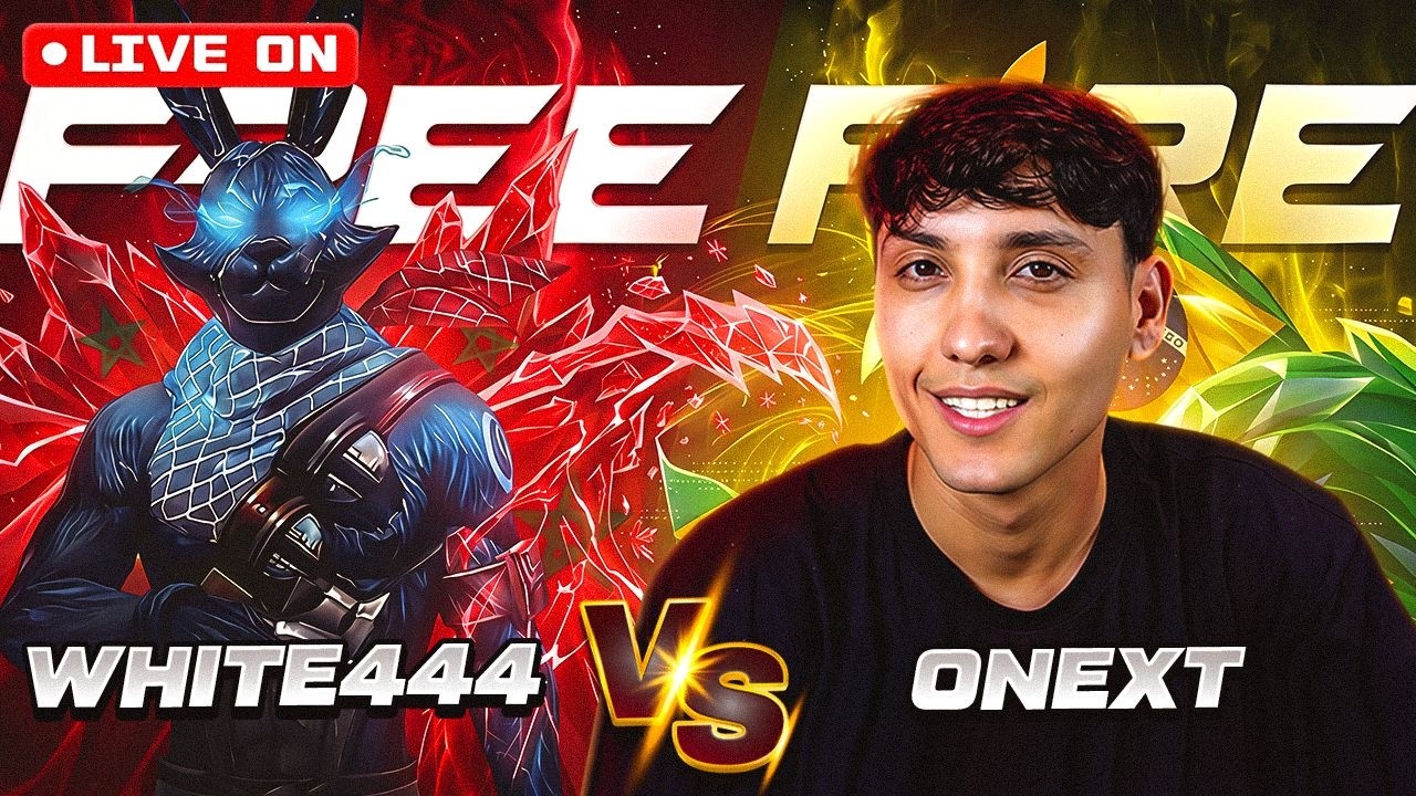 WHITE444 VS ONEXTT  !!  TREINANDO PRA OPRIMIR  O GRINGO  ?    🔥FREE FIRE AO VIVO 👻 ONEXT 👻