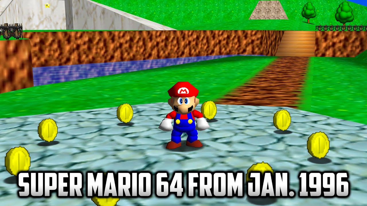 ⭐ Super Mario 64 - Super Mario 64 from Jan. 1996 Part 1