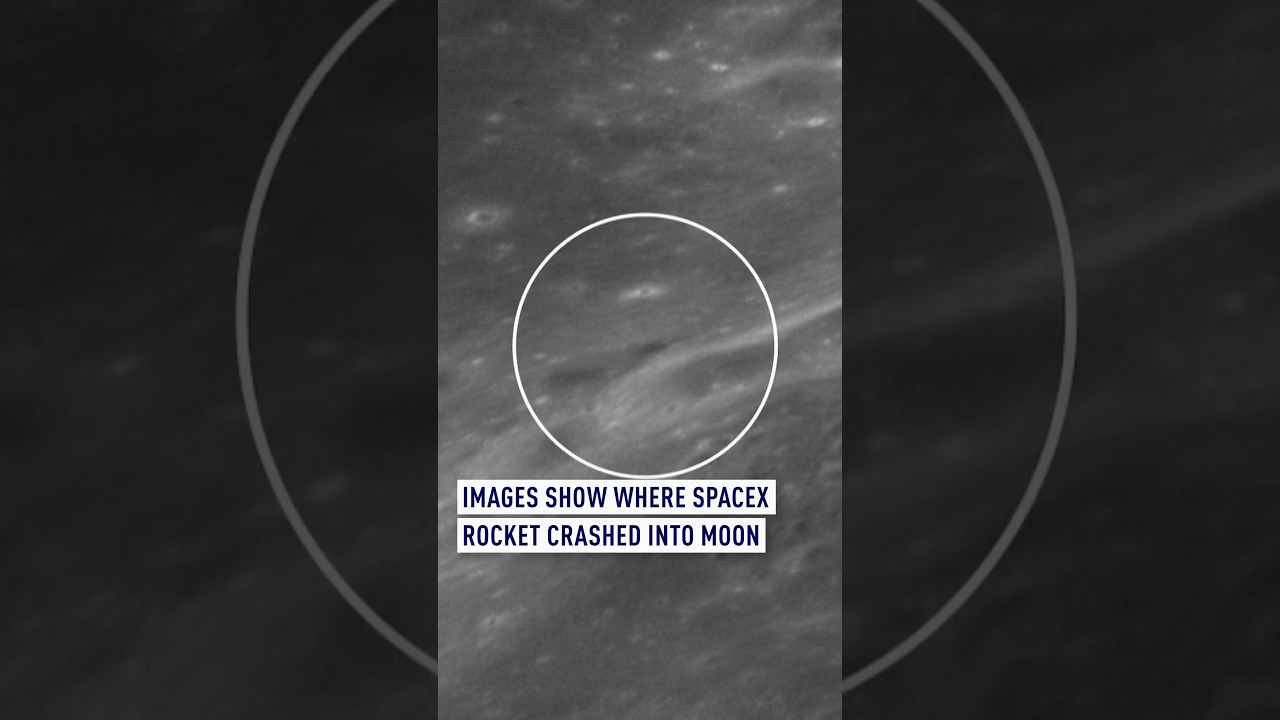 Images show where SpaceX rocket crashed into moon