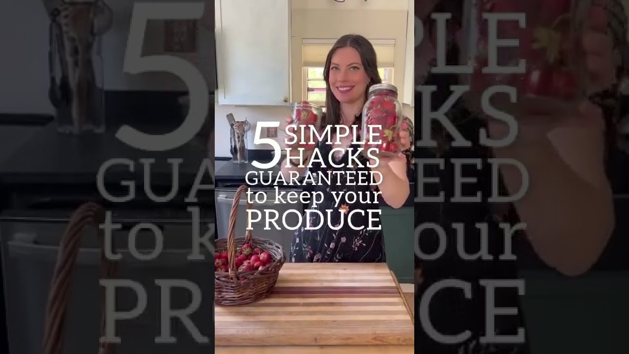 5 Simple Hacks Guaranteed to Keep Produce Fresh For 2 Weeks | Part 3 #Shorts