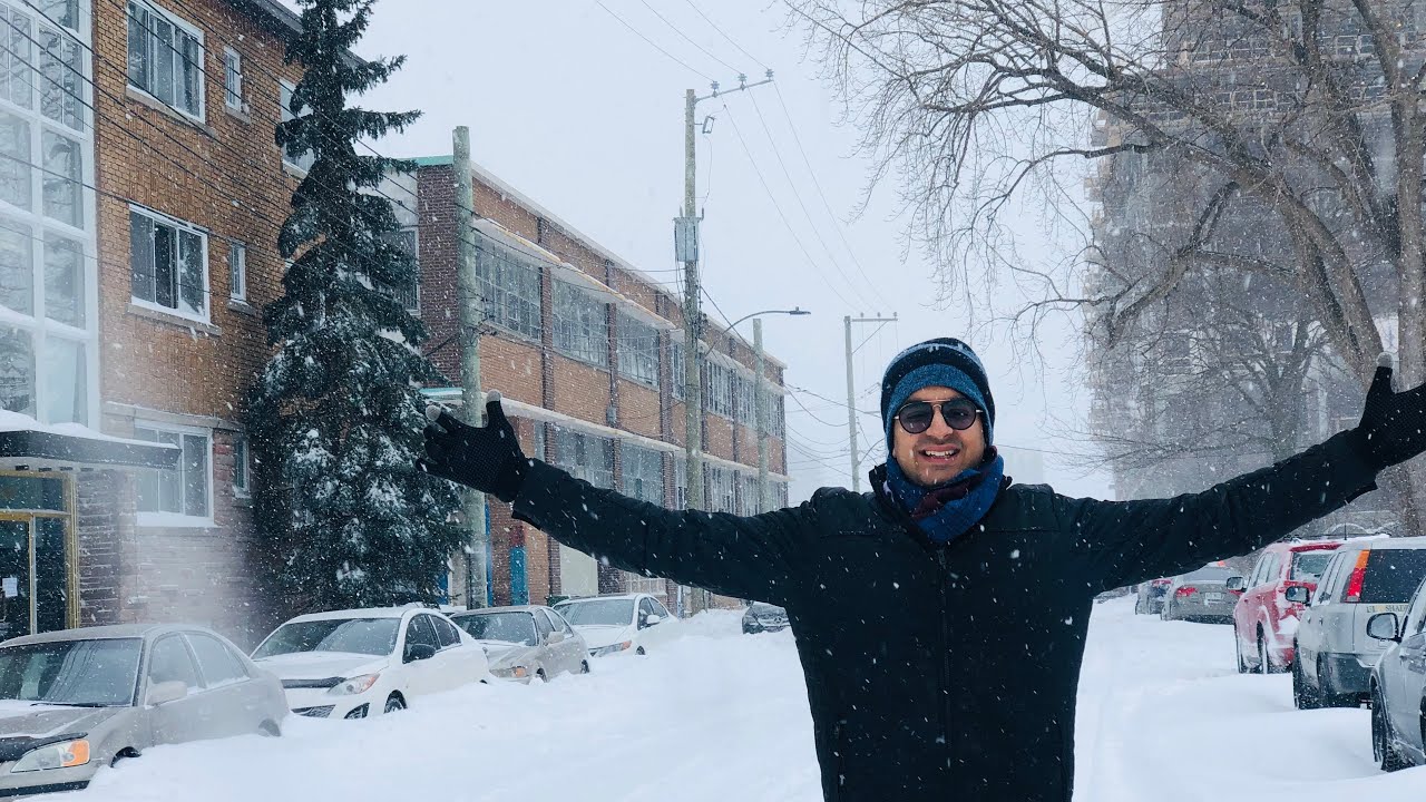 Night After Snow Storm in Canada || Kataria TV ||