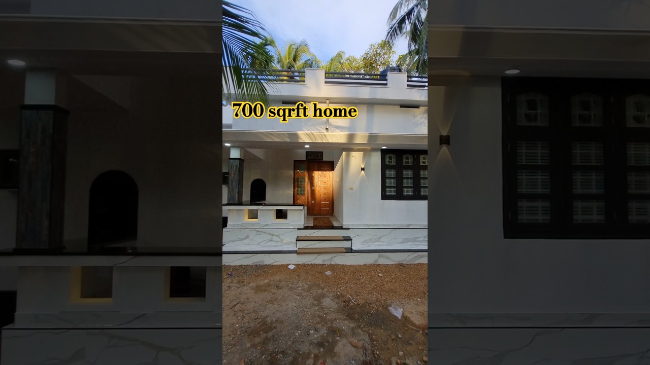 700sqft ൽ സാധാരണക്കാരന്റെ സ്വപ്ന ഭവനം 😱|hometourmalayalam|lowbudgethouseinkeralanewmodel