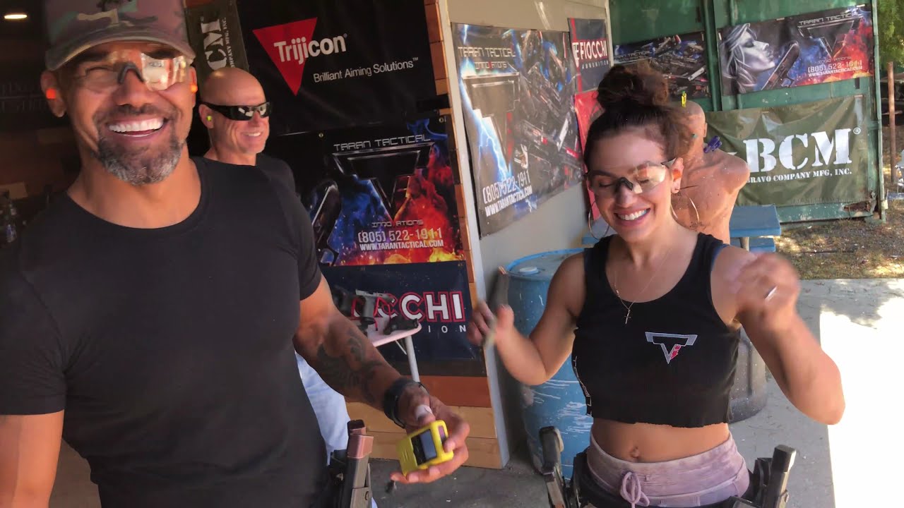 SWAT training with Shemar Moore 🎬 & Chrysti Ane 🦄