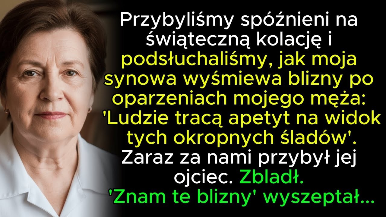 Nasza synowa wyśmiała blizny mojego męża — dopóki jej ojciec ich nie zobaczył… i zamarł