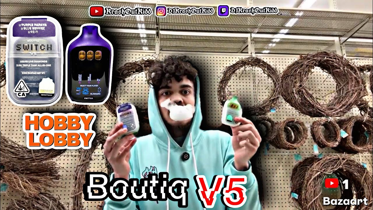 BOUTIQ V5 REVIEW IN HOBBY LOBBY&hellip; 😮&zwj;💨🍃