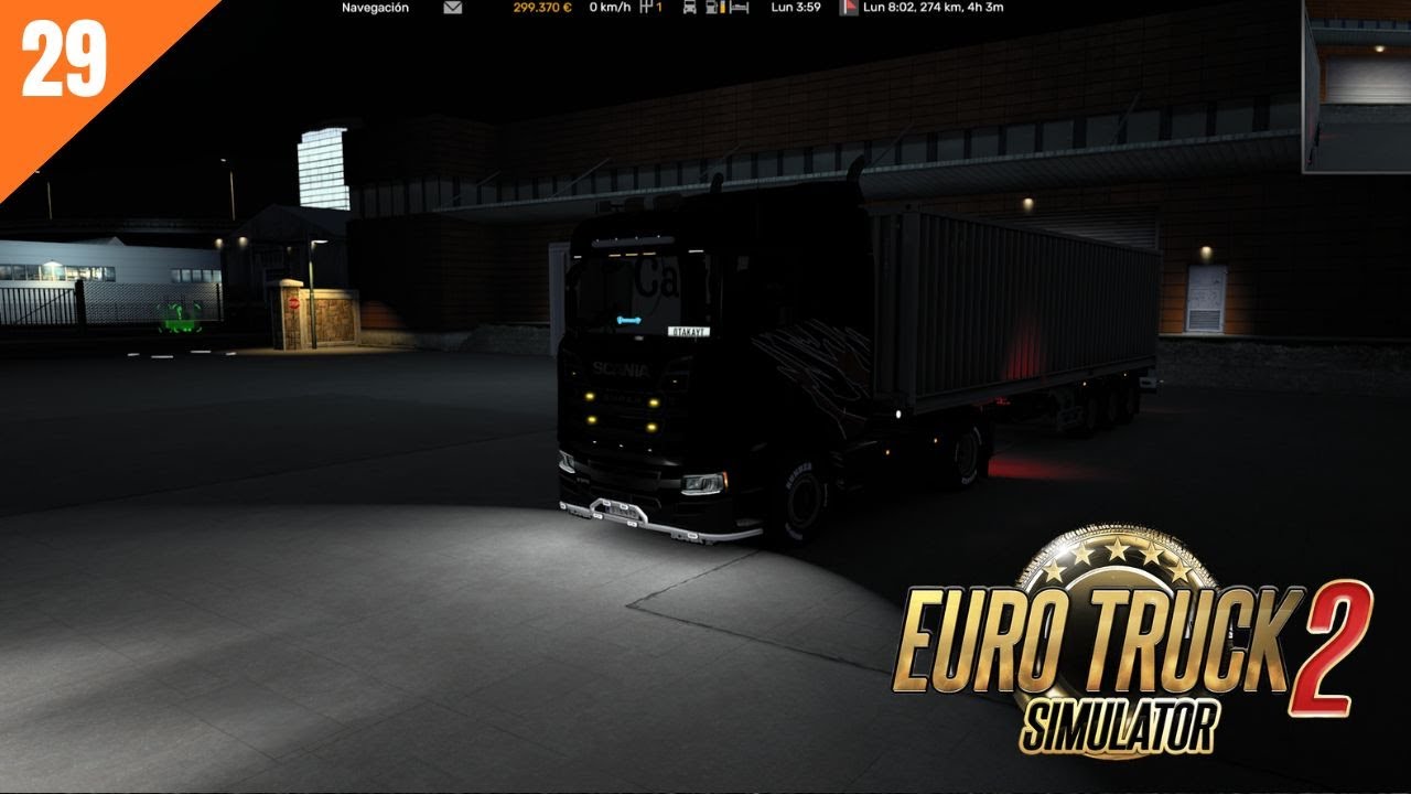 ETS2  - PLASTICO USADO (7T) - ANSTERDAM A LIEJA- UN VIAJE CORTO Y COMPLICADO