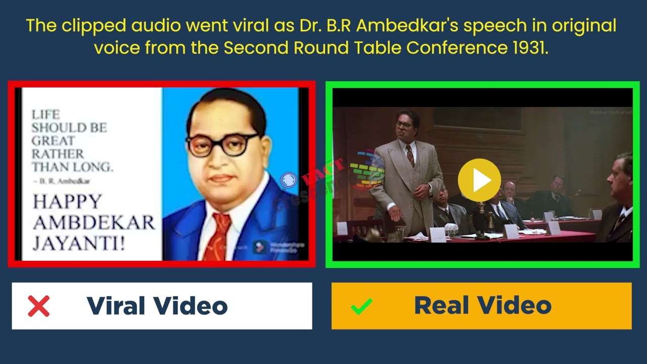 Is This the REAL Dr Ambedkar Speech from the Second Round Table Conference?