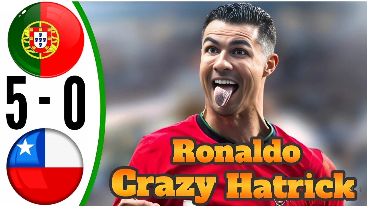 Portugal vs Chile 5-0 | All Goals & Highlights | World Cup Match Highlights | Ronaldo goal