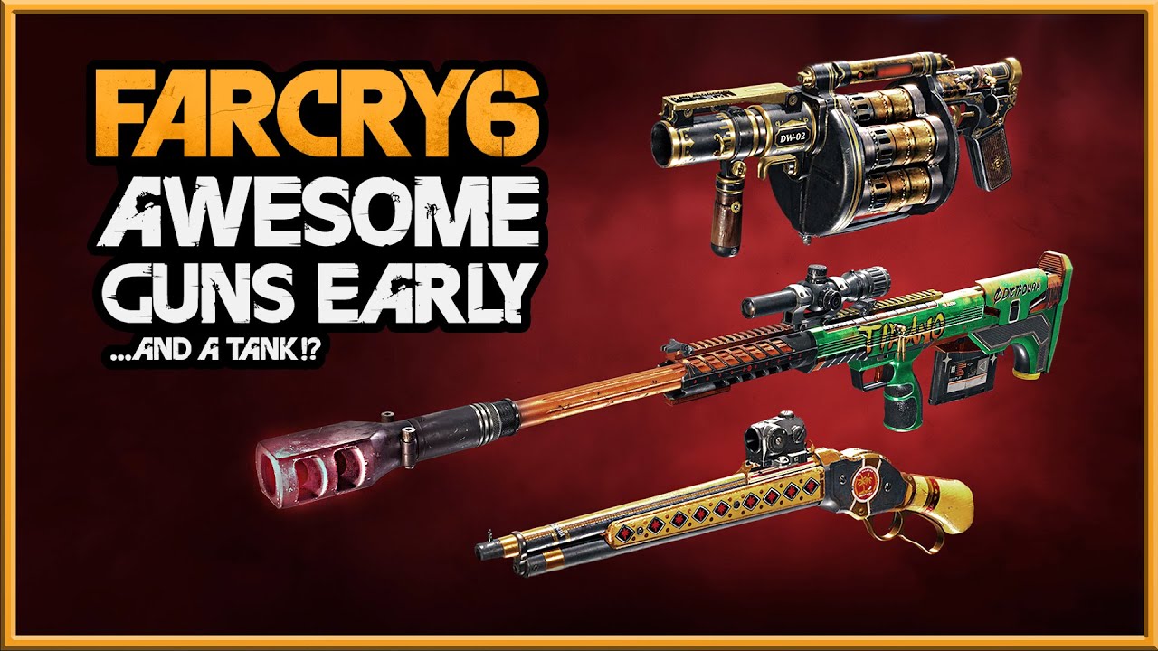 Far Cry 6 | РАСШИРЕННОЕ РУКОВОДСТВО ПО ОРУЖИЮ — Мощное оружие уже на ранних этапах!