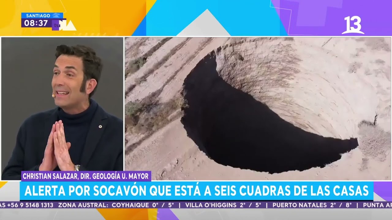 Experto explica ¿Por qué se formó este socavón de 32 metros de diámetro? Tu Día, 2022