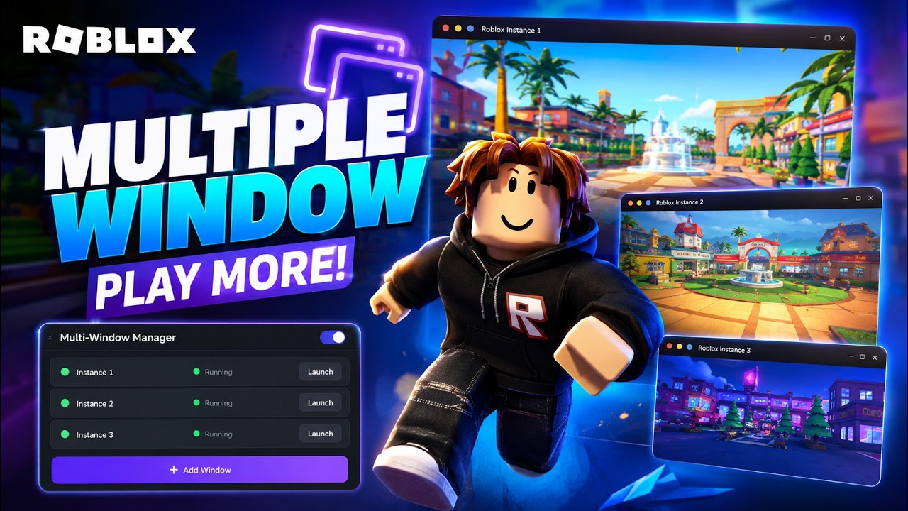 Roblox Multiple Accounts 2026 - Run 2+ Instances - Alt Account Manager PC Guide