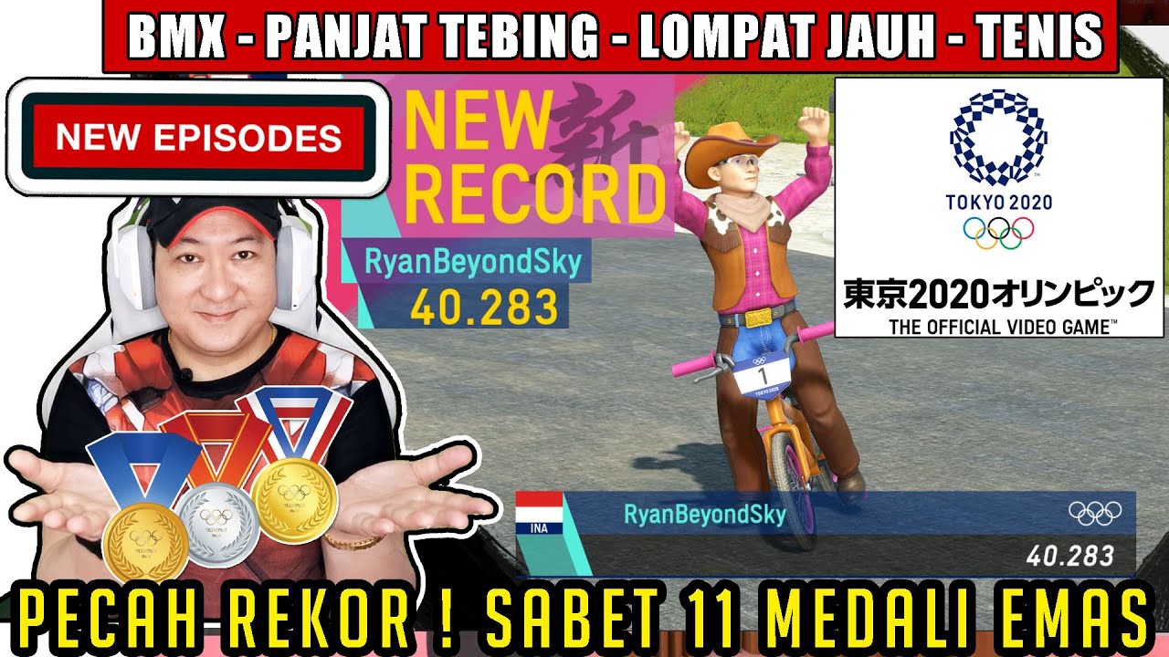 PECAH REKOR DUNIA ! 11 MEDALI EMAS OLYMPIC GAMES TOKYO 2020 OFFICIAL INDONESIA - EPS BMX | TENIS