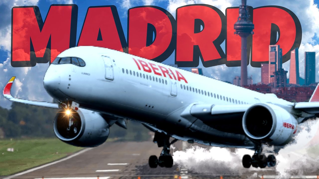25 ATERRIZAJES ESPECTACULARES CON VIENTO CRUZADO EN EL AEROPUERTO MADRID BARAJAS