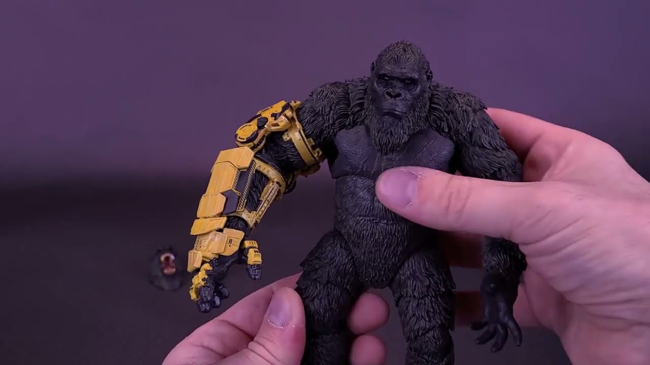 Обзор Hiya Toys Godzilla X Kong: The New Empire Exquisite Basic Kong (Beast Glove)