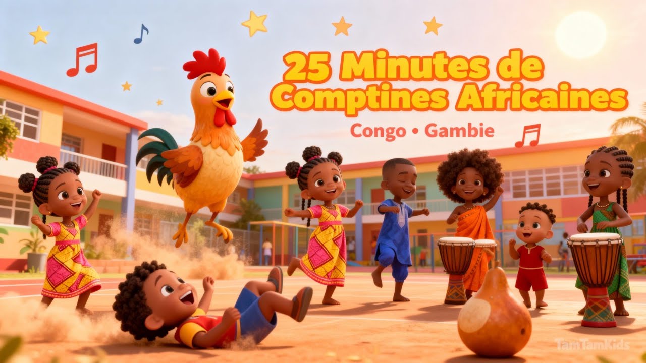 25 MINUTES DE PUR BONHEUR AFRICAIN | Amawole, Ding Ding Kende| Comptines TamTamKids