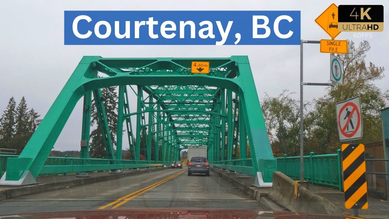 Courtenay, BC - [4K] Dashcam Video Oct 2022