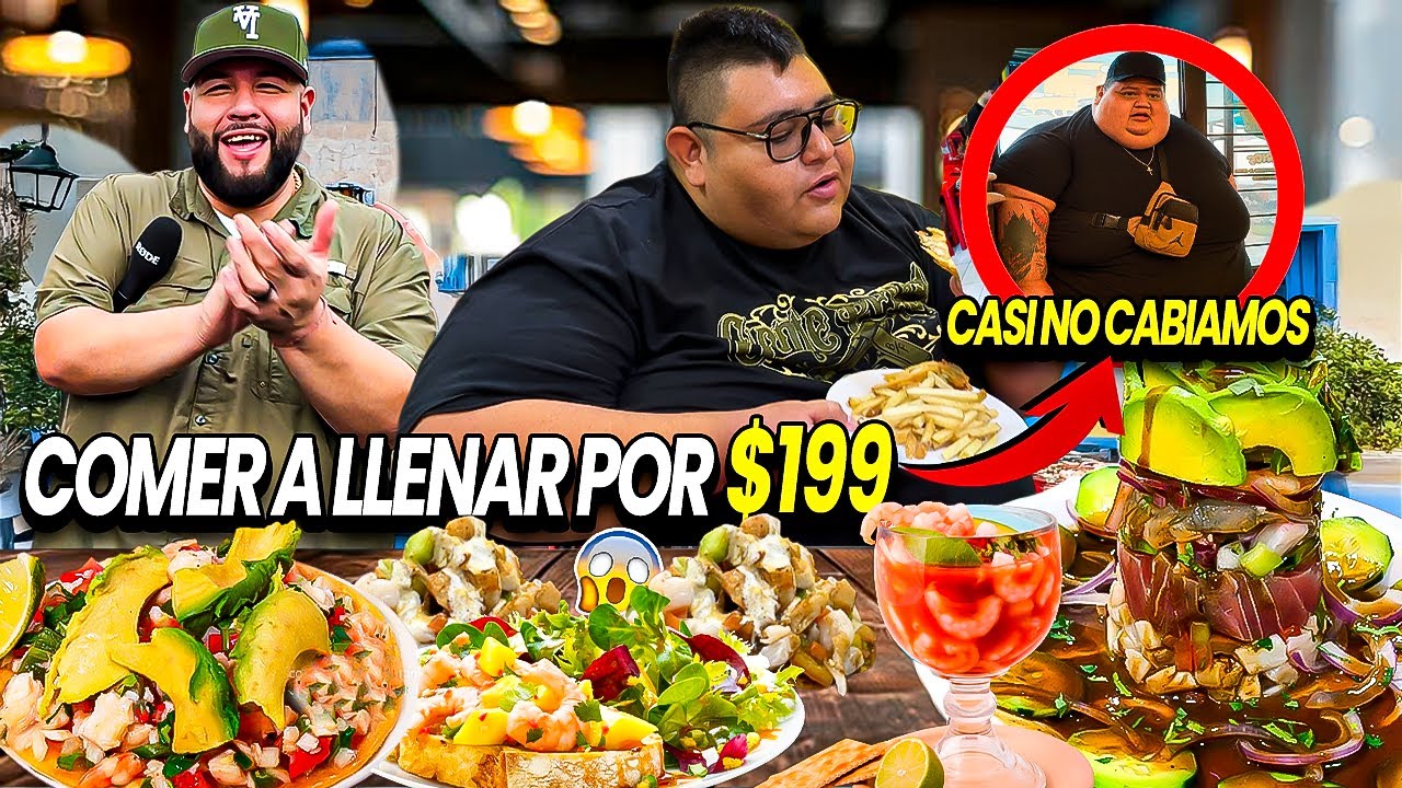 BUFFET ECON&Oacute;MICO DE MARISCOS que NADIE conoce 🦑🔥 &iexcl;Los chefs te cocinan al momento!